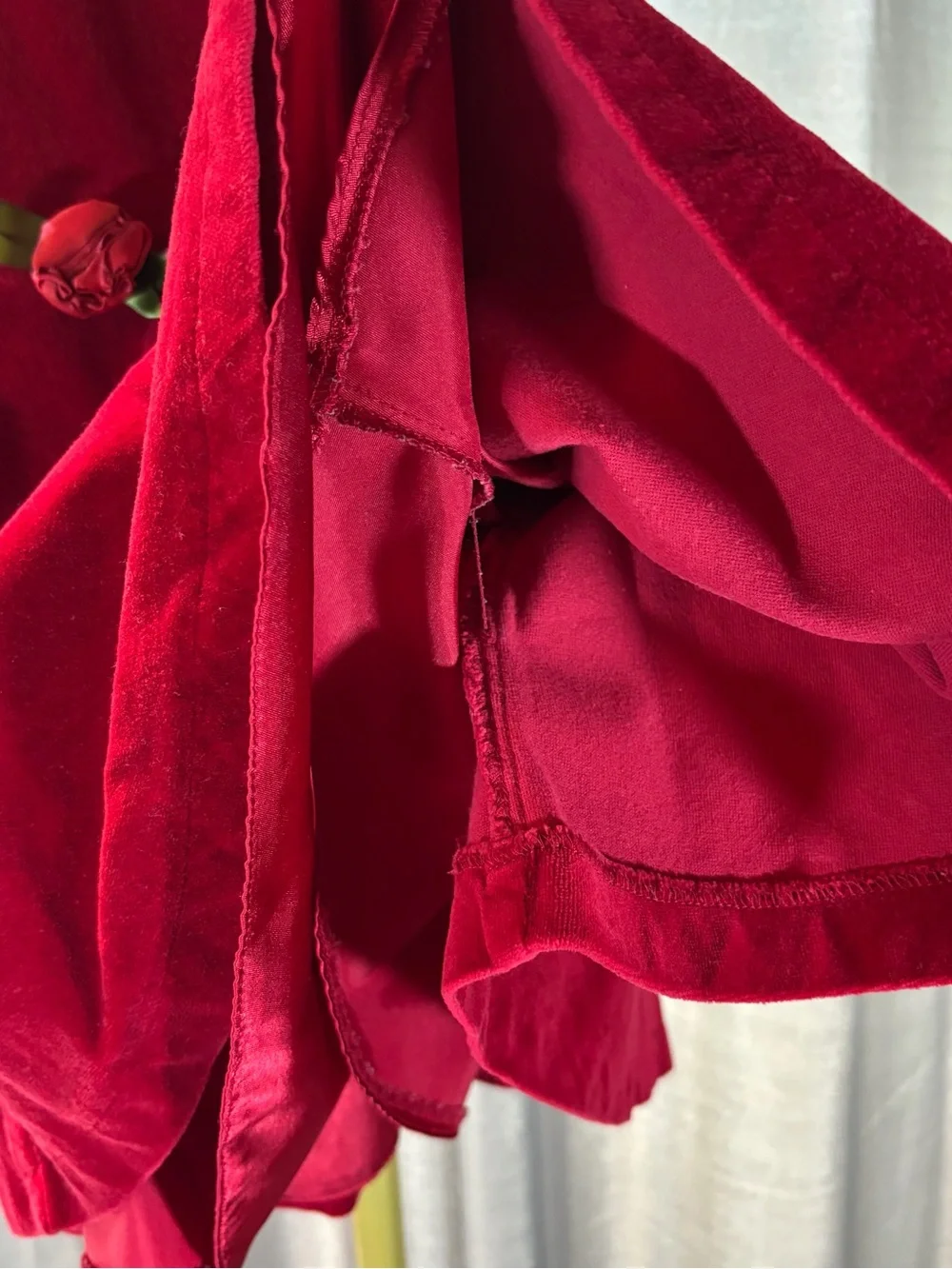 The Children’s Place Girl 3T Dress Red Velvet Sleeveless Fit Flare Rose Waist